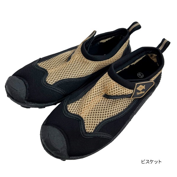 アクアシューズ 【ビーチシューズ/水陸両用シューズ】(ビスケット-25cm)